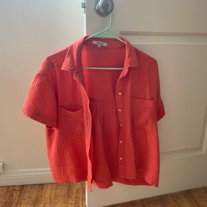 Madewell Boxy Blouse Size S